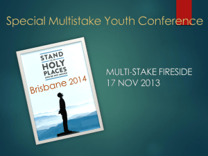 Brisbane 2011 Special Multistake Youth Conference (EFY)