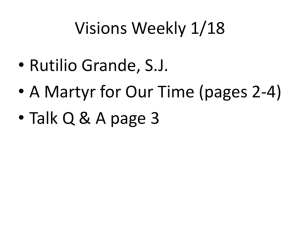 Visions Weekly 1/18
