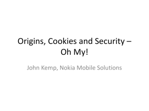 Origins, Cookies and Security * Oh My!