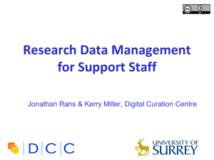 Research Data Management for librarians