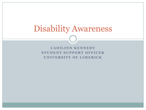 Disability Awareness 2014