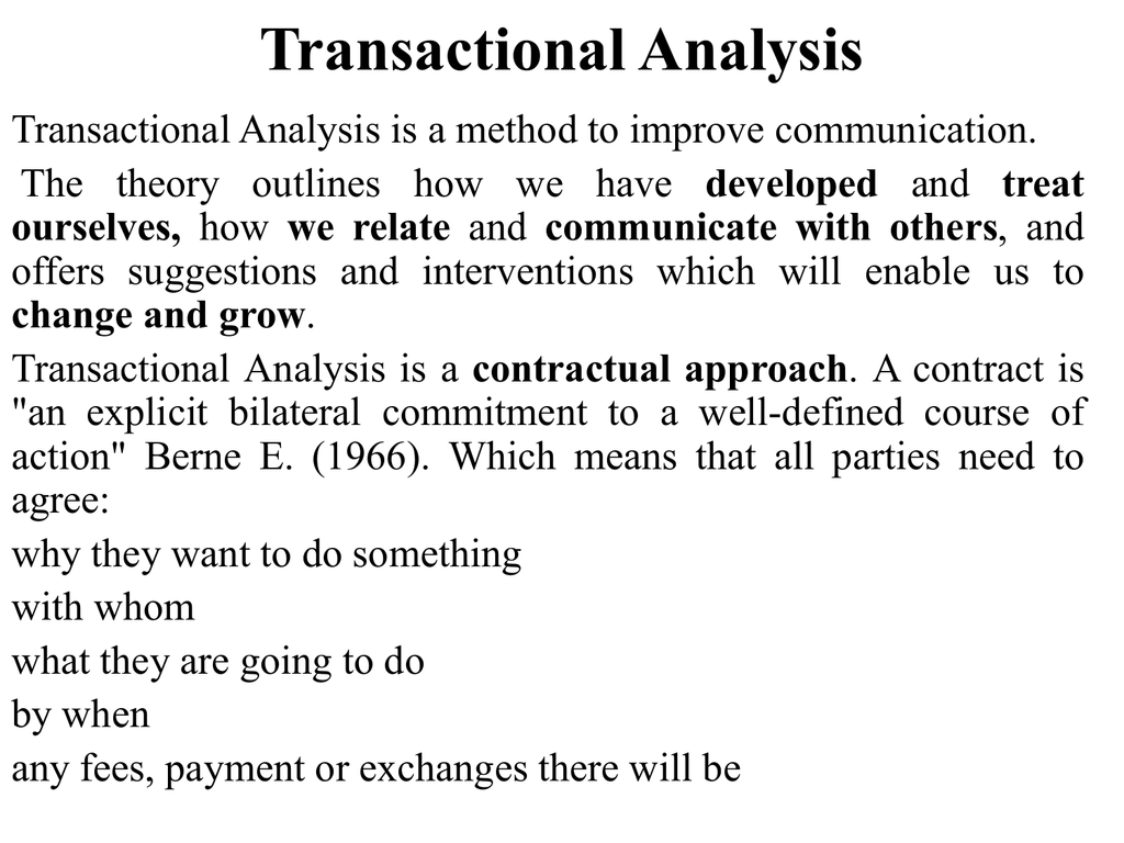 transactional-analysis