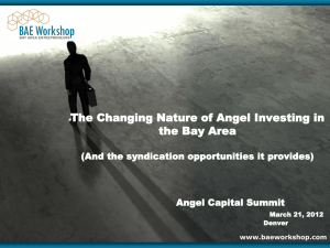Ralph Patterson - Angel Capital Summit