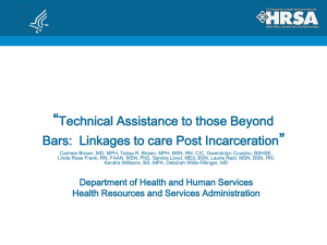E23 Technical Assistance to Those Beyond Bars