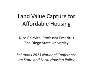 Land Value Capture: The San Francisco case