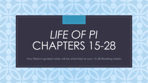 Life of pi chapters 15-28