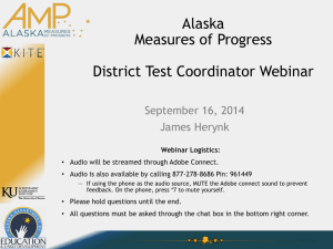 AMP DTC 9-16-2014 - Alaska Measures of Progress