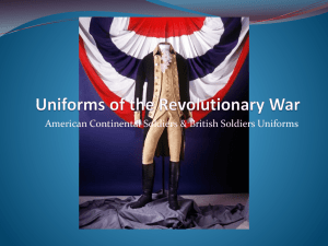 Uniforms of the Revolutionary War