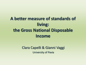 the Gross National Disposable Income