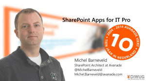 SharePoint Apps for IT Pro