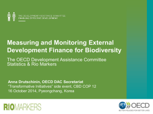 Measuring and Monitoring External Development Finance for
