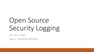 Open Source Secuirty Logging