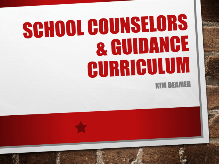 Presentation Utah School Counselor Association Presentation Utah School Counselor Association