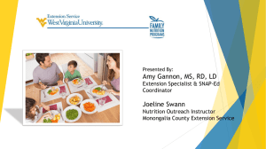Family Nutrition Planning Overview
