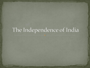 The Independence of India