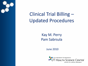 Training Slides from June 2010 live classes on the updated billing
