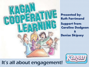 Cooperative Learning Kagan 2 – RF & CED