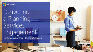 Planning Services delivery - Planning Services Partner Portal