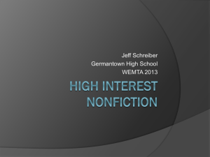 High Interest Nonfiction - Germantown School District