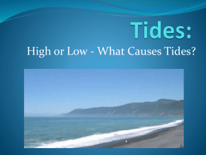 What Causes Tides PPT