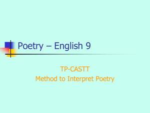 Poetry–English9TPCASTT.ppt