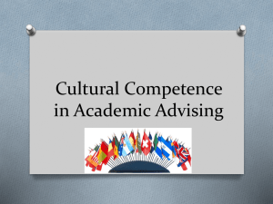 Cultural Competence in Advising