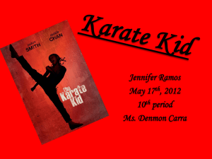 Karate Kid presentation