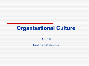 Organisational culture - Moodle HES-SO