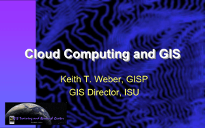 15-Cloud computing and GIS