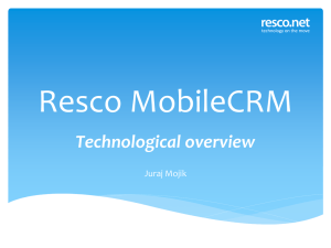Resco MobileCRM