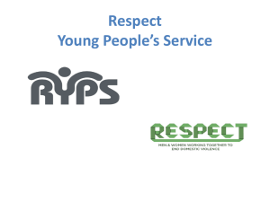 Lessons from Respect YP programme