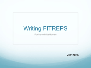 Writing FITREPS