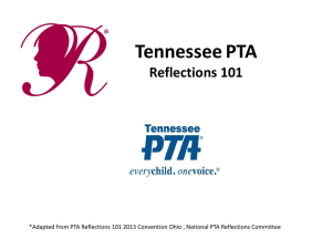 Tennessee PTA Reflections 101