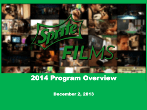 Sprite Refreshing Films Presentation Calendar