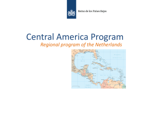 Programa para América Central - Nederlandse Ambassade in San