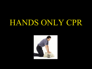 Hands Only CPR - Wayne County Public Schools