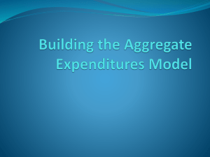 Building the Aggregate Expenditures Model