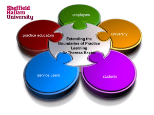 4 Extending the Boundaires of Practice Learning – Theresa Baxter