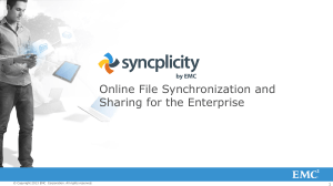 Online File Synchronization and Sharing for the
