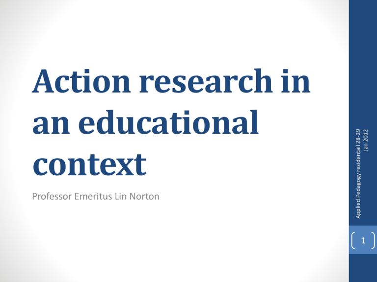 action-research-in-an-educational-context