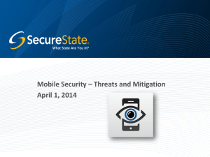 Mobile Security - ISSA: Pittsburgh Chapter