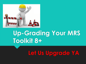 Multiple Response Strategies (MRS)