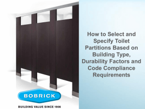 How to Select and Specify Toilet Partitions Based on