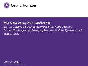 Mid-Ohio Valley AGA Conference Government-wide