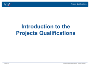 Introduction to the Extended Project Qualification (EPQ)