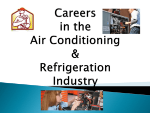 Careers in the Air Conditioning & Refrigeration Industry