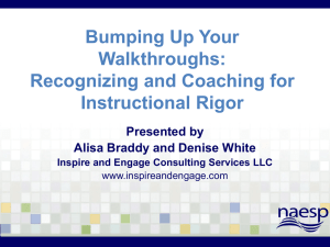 Bumping Up Your Walkthroughs
