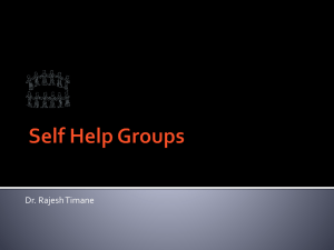 Social Self Help Groups