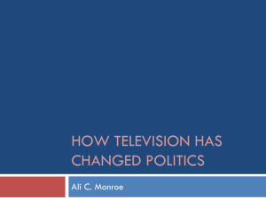 How Television has Changed Politics: