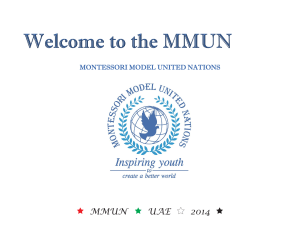 Welcome to the MMUN